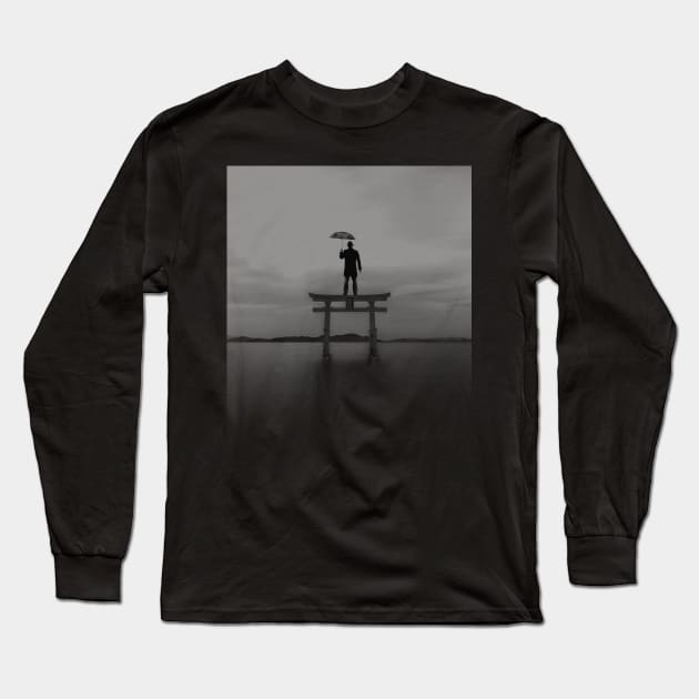 Chin Rain Man Long Sleeve T-Shirt by Serafini